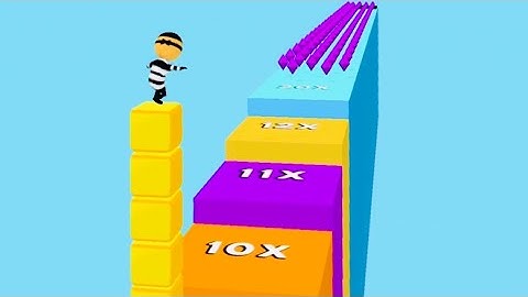 Cube Surfer : All Levels GamePlay Android, iOS | Level 21 - 25