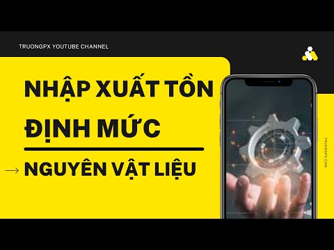 Video File Excel quản lý NHẬP XUẤT TỒN Nguyên Vật Liệu theo... - youtube