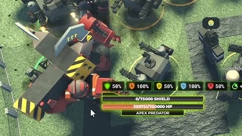 Tower Defense X (TDX) | DOUBLE APEX PREDATOR?