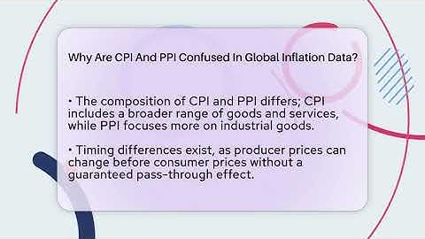 Why Are CPI And PPI Confused In Global Inflation Data? - Inflation Insight Channel