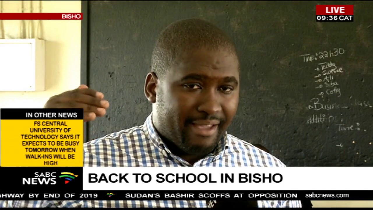 Back to school in Bhisho