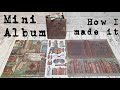 Mini Album with Lady Vagabond book paper