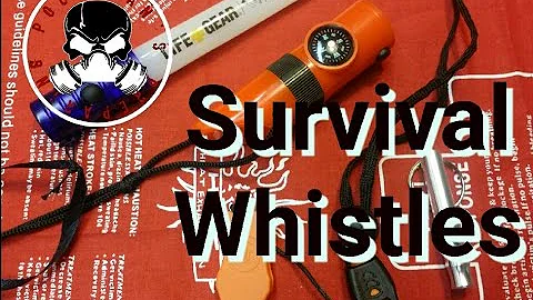 Whistle options for your bags and kits - Poor Man's Preparing