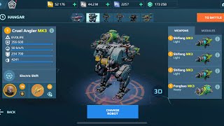 Super Angler Full Electroshock | Very Powerful | War Robots Gameplay screenshot 1