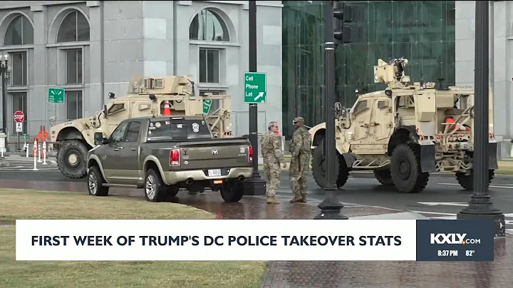 First week of Trump's DC police takeover stats