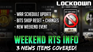 TWD RTS: Bits Shop Changes + New Event, Weekend RTS Info! The Walking Dead: Road to Survival screenshot 2