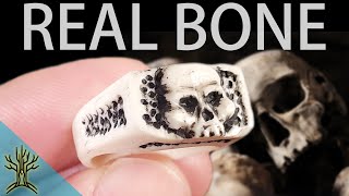 Celebrity Carving a Bone Ring Profile
