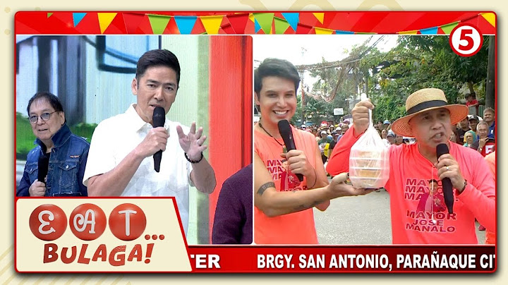 EAT BULAGA | Mayor Jose bumawi kay Bossing! May bitbit na pasalubong mula ‘Sugod Bahay’!