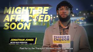 TWU in Akron. Bus Operator says service may be impacted.