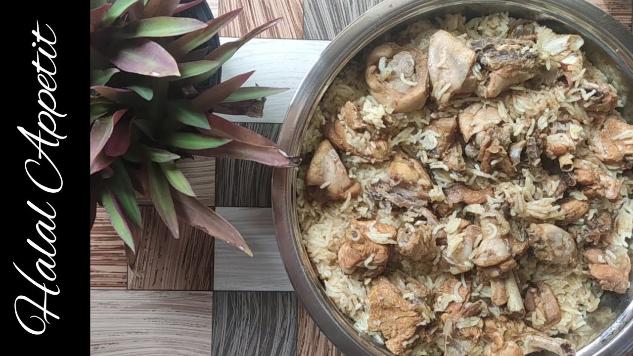 Chicken kabsa in pressure cooker Vlog3 l Halal Appetit YouTube