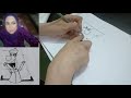 تعليم رسم الكاريكاتير ورسم الكرتون بالخطوط صفاء خطاب