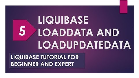 liquibase loaddata | liquibase loadupdatedata | liquibase tutorial | liquibase demo | liquibase data