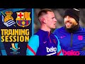 FINAL TRAINING SESSION BEFORE SPANISH SUPER CUP (REAL SOCIEDAD-BARÇA)