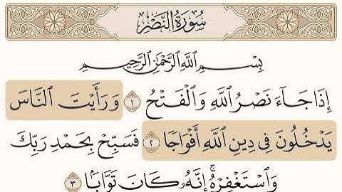 سورة النصر(علي جابر)