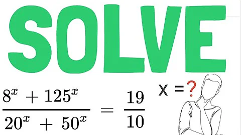 Exponential Equation | Challenging Math Problem | Step-by-Step Explanation
