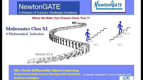 PRINCIPLE OF MATHEMATICAL INDUCTION|JEE|PMI|NCERT|ISC|CBSE|MATHS|CLASS 11 NewtonGATE