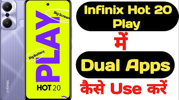 How to enable dual apps in Infinix Hot 20 Play || Infinix Hot 20 Play me dual apps kaise enable kare