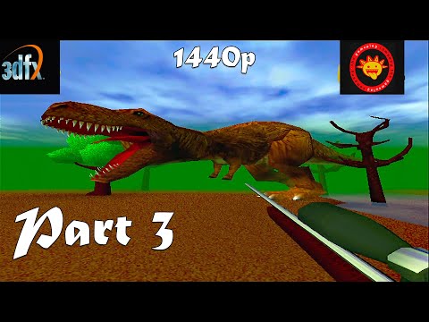 Dino Hunter: T-rex Boss | NFK: Natural Fawn Killers Part 3 | 3dfx Glide | 3dfx Velocity 100 Gameplay