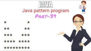 Java pattern program part 40 Easy Learning Genius