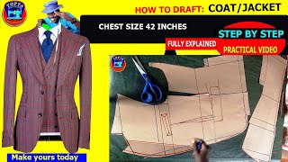 How to draft blazer jacket #topts