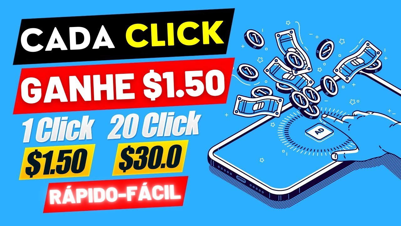 Anúncios pagos para clicar ($ 1,50 por clique) Ganhe dinheiro online GRÁTIS (NO MUNDO TODO!)