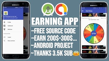 Spin Earning App Source Code // FREE Android Studio Source Code