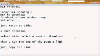 how to download facebook videos without any software easy steps.wmv screenshot 4