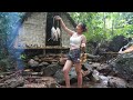 Find Food in the Rainforest, Solo Bushcraft, Catch And Cook - LIVING OFF GRID Ep.5
