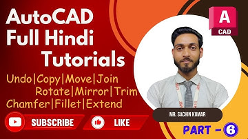 AutoCAD : Mastering Move, Copy, Rotate, and Mirror Commands for Seamless Design Manipulation