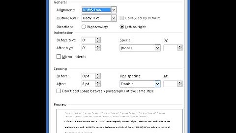 How to Double Space the Lines in Microsoft® Word 2013 I Microsoft Office FAQs