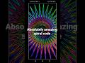 Rainbow star animation \ neon spiral | Satisfying python turtle art /\ #python #turtle #beginners
