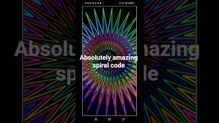 Rainbow star animation \ neon spiral | Satisfying python turtle art /\ #python #turtle #beginners