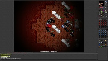 Tibia 7.3 (Level 76 EK with friend hunt in Drefia Necromancers)