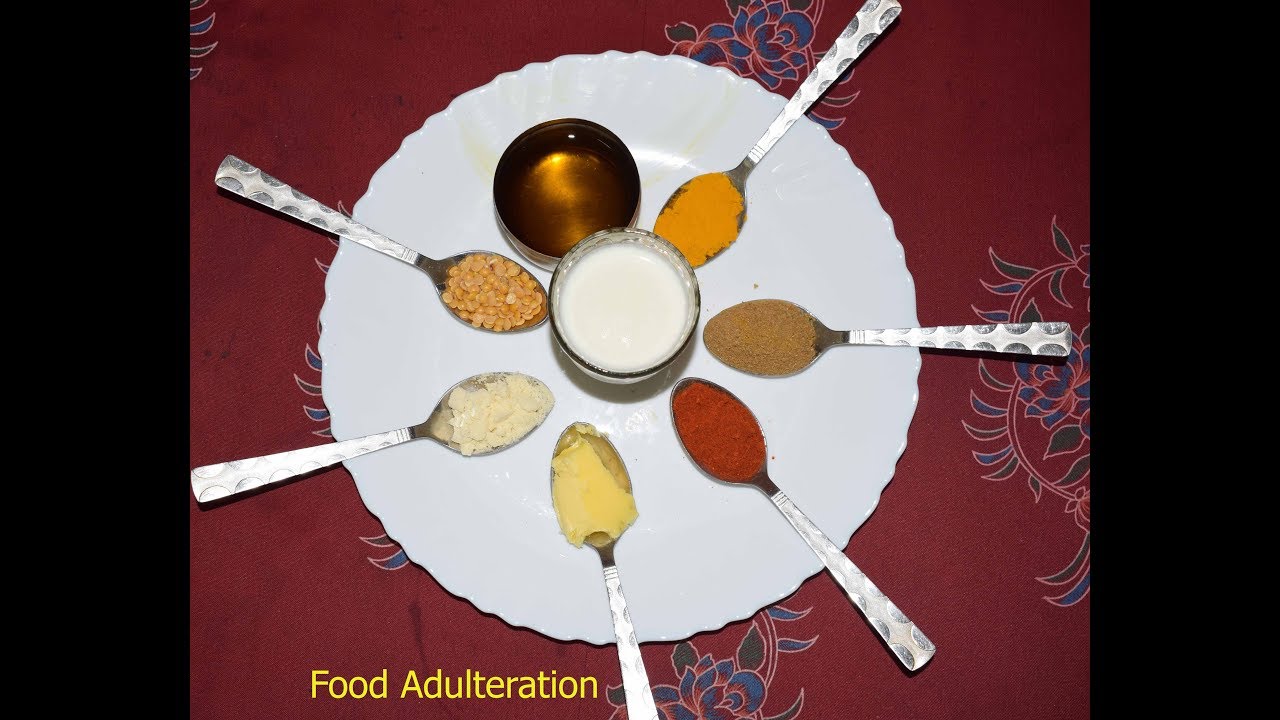 Adulteration of commonly used spices, cooking oil, and food products