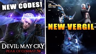 *NEW CODES* OMG!!!! SSS HELL VERGIL LEAKS!!!! also New Typings CONFIRMED! (DMC: Peak of Combat)