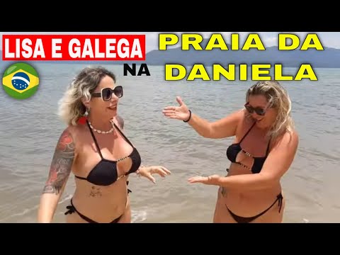 LISA E GALEGA NA INCRÍVEL PRAIA DA DANIELA - FLORIPA - SANTA CATARINA - BRAZILIAN BEACH
