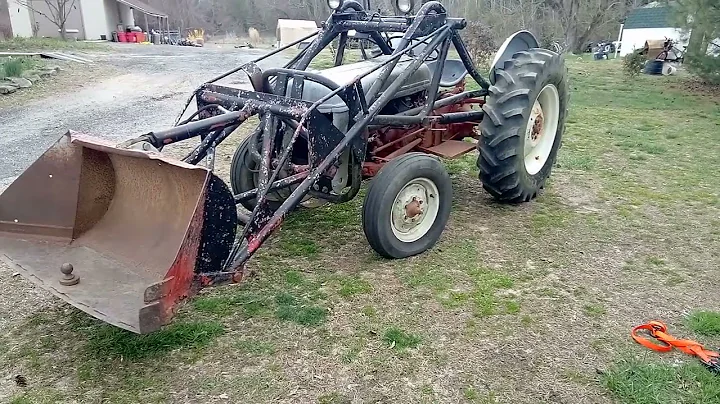 1952 Ford 8n with Wagner loader