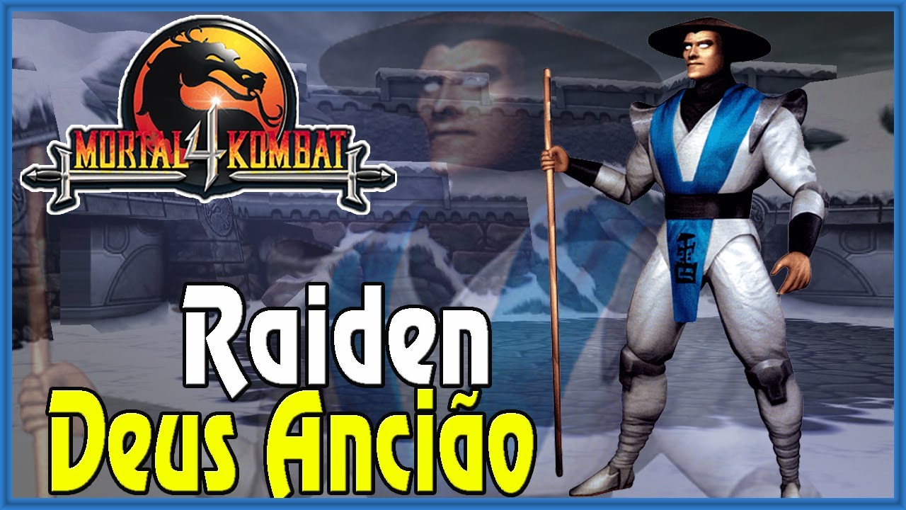 Raiden Deus ancião e os ataques de Shinnok