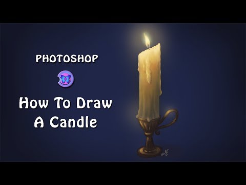 Photoshop Tutorial For Beginners : How To Draw A Candle