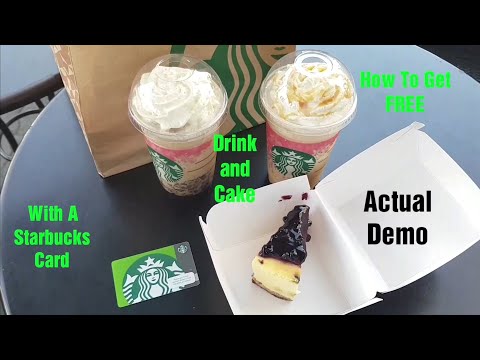 how-to-get-free-drink-and-cake-with-a-starbucks-card---actual-demo