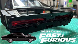 Build the Fast & Furious Dodge Charger R/T - Part 71,72,73 and 74 - Rear Tailgate and Lights