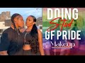 Doing My Stud Girlfriends Makeup (OUR FIRST PRIDE)  | Young Ezee x NATALIE ODELL