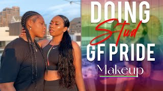 Doing My Stud Girlfriends Makeup (OUR FIRST PRIDE)  | Young Ezee x NATALIE ODELL