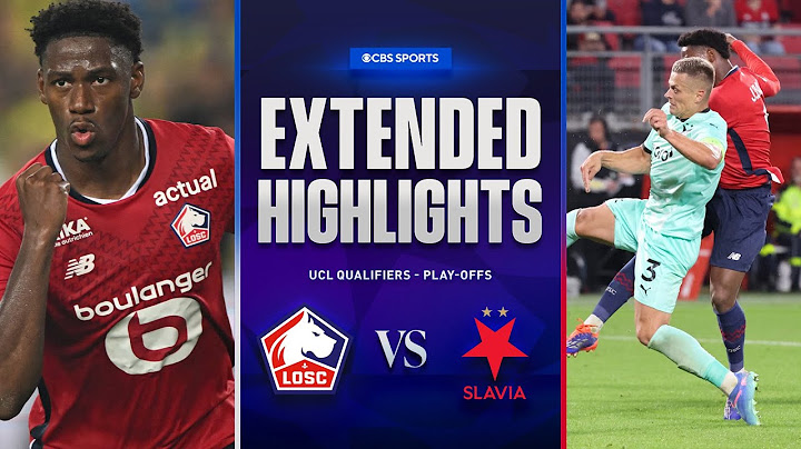 Lille vs. Slavia Praha: Extended Highlights | UCL Qualifiers - Play-offs | CBS Sports Golazo