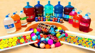 Racing Cars VS Marble Run Race Compilation, HABA Wave Slope Colorful Balls VS Mentos and Coca-Cola