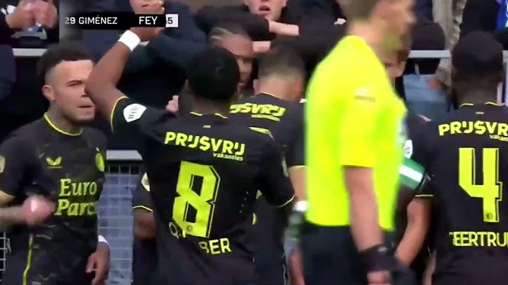 Gol Santiago Giménez Feyenoord 8 de octubre de 2023