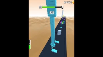 Stack Colors : Gameplay Unlock Level 362 (iOS, Android)