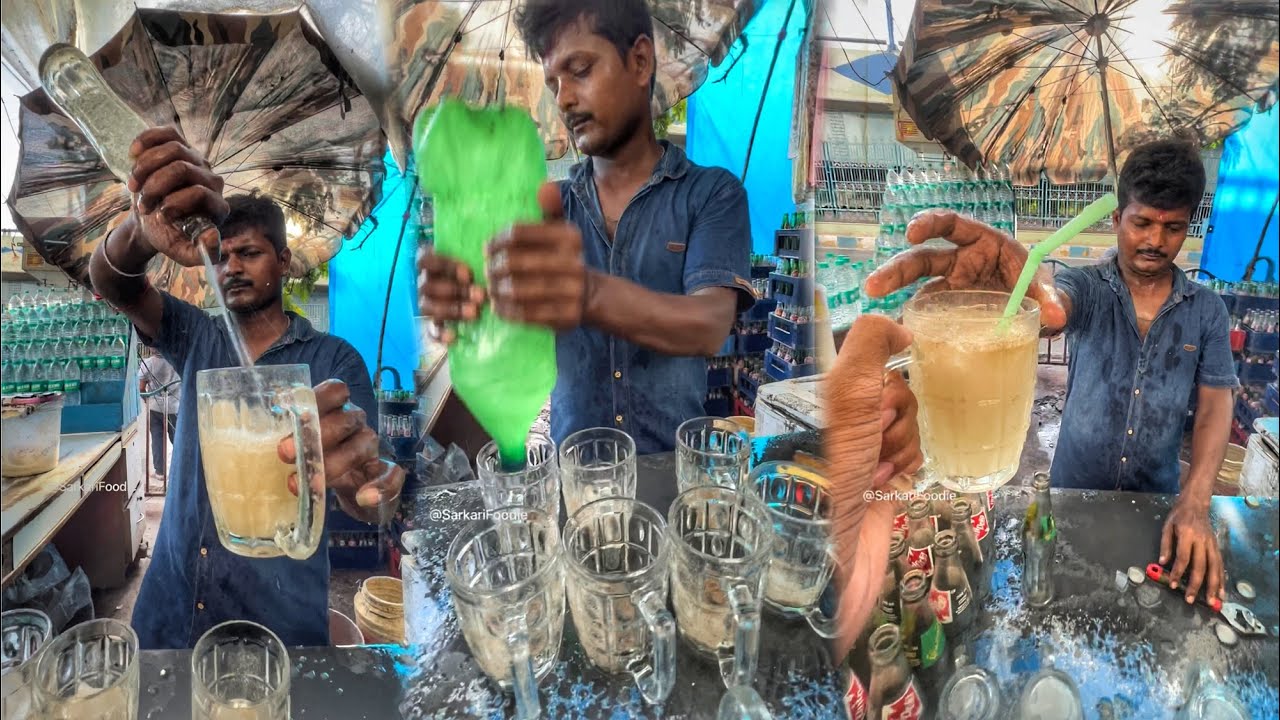 Unique Style Soda Making | Best Bottel Opening Skill | Street Food India
