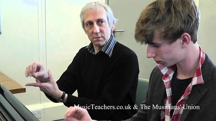 Piano Lesson: John Gough 1 Finger Staccato and Wri...