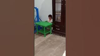 1 year boy's Study time